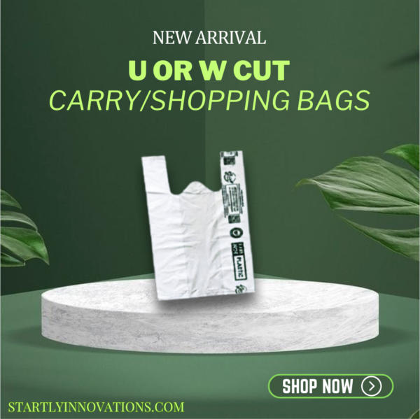 U Or W Cut Carry / Shopping Bag